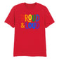 Proud and Loud Bold Lettering Casual Unisex T Shirt Pride Day LGBTQ
