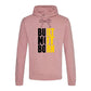Bold Built Not Born Statement Slogan Graphic Unisex Hoodie
