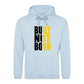 Bold Built Not Born Statement Slogan Graphic Unisex Hoodie