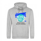 Bold Never Yield Persistence Quote Graphic Unisex Hoodie