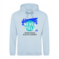 Bold Never Yield Persistence Quote Graphic Unisex Hoodie