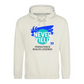 Bold Never Yield Persistence Quote Graphic Unisex Hoodie