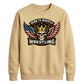 Born To Wrestle Skull Graphic Wrestling Unisex Sweatshirt