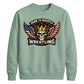 Born To Wrestle Skull Graphic Wrestling Unisex Sweatshirt
