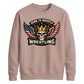 Born To Wrestle Skull Graphic Wrestling Unisex Sweatshirt