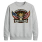 Born To Wrestle Skull Graphic Wrestling Unisex Sweatshirt