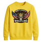 Born To Wrestle Skull Graphic Wrestling Unisex Sweatshirt