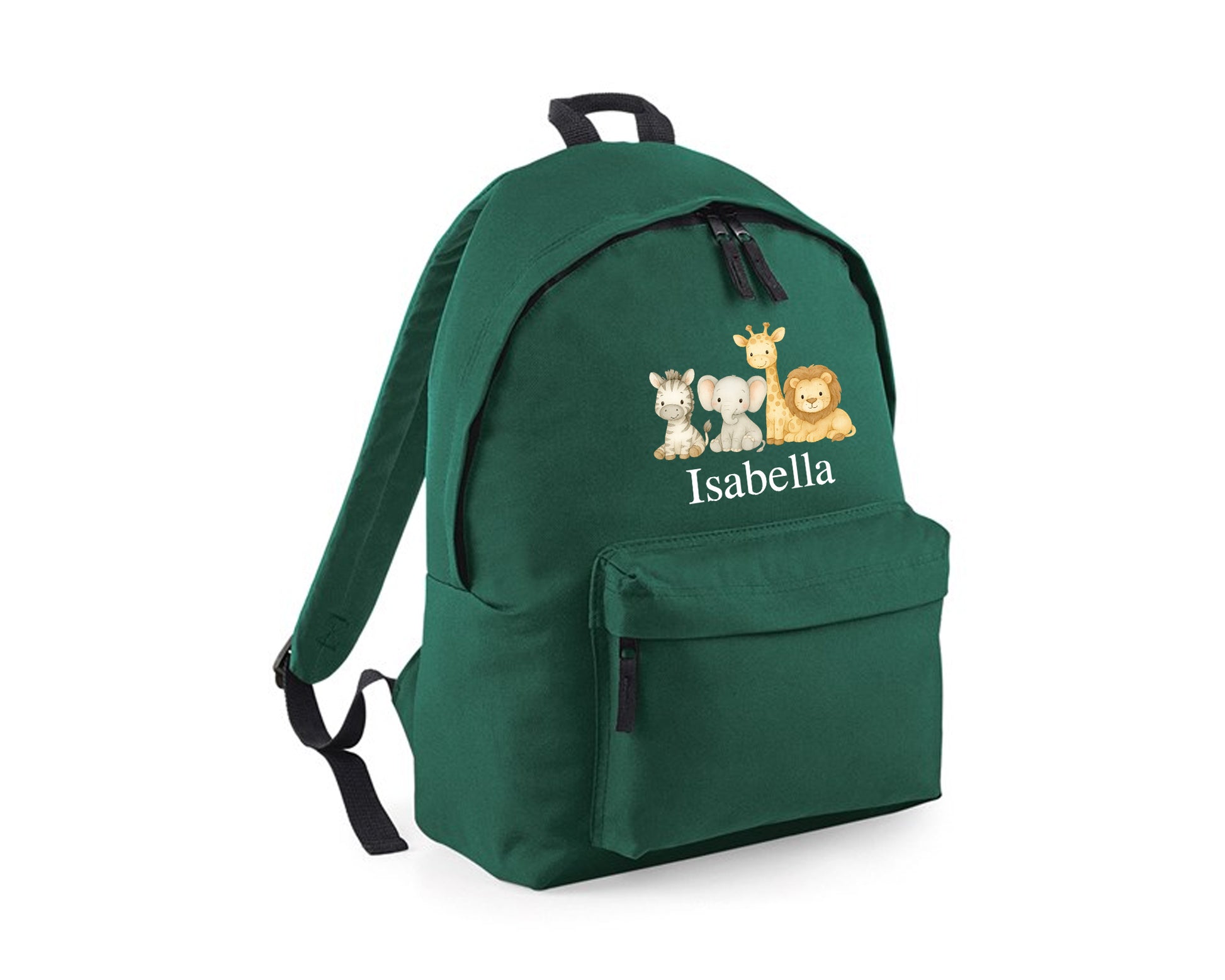 Personalised Kids Backpack, Custom Name Printed Animal Design Bag, Back To School Bag For Boys & Girls P2530