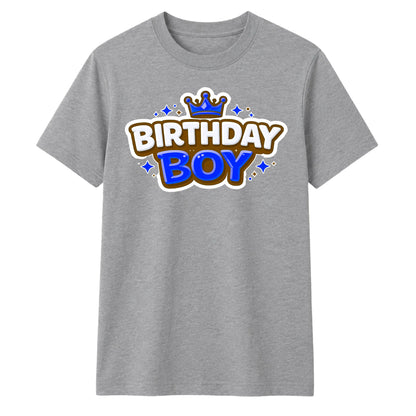 Boy Crown Graphic Birthday Unisex T-Shirt