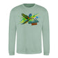 Brazil 2026 Tropical Macaw Football Unisex Sweatshirt