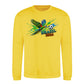 Brazil 2026 Tropical Macaw Football Unisex Sweatshirt