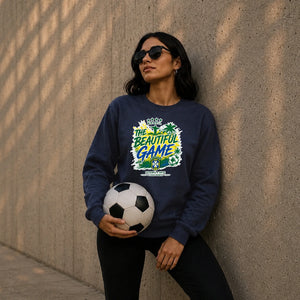 Brazil The Beautiful Game FiFa Printed Unisex Sweatshirt - Football World Cup 2026