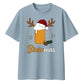 Brewmas Beer Glass Christmas Oversized T-Shirt