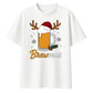 Brewmas Beer Glass Christmas Oversized T-Shirt