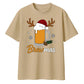 Brewmas Beer Glass Christmas Oversized T-Shirt