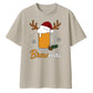 Brewmas Beer Glass Christmas Oversized T-Shirt