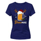 Brewmas Beer Lover Christmas Ladies T-Shirt
