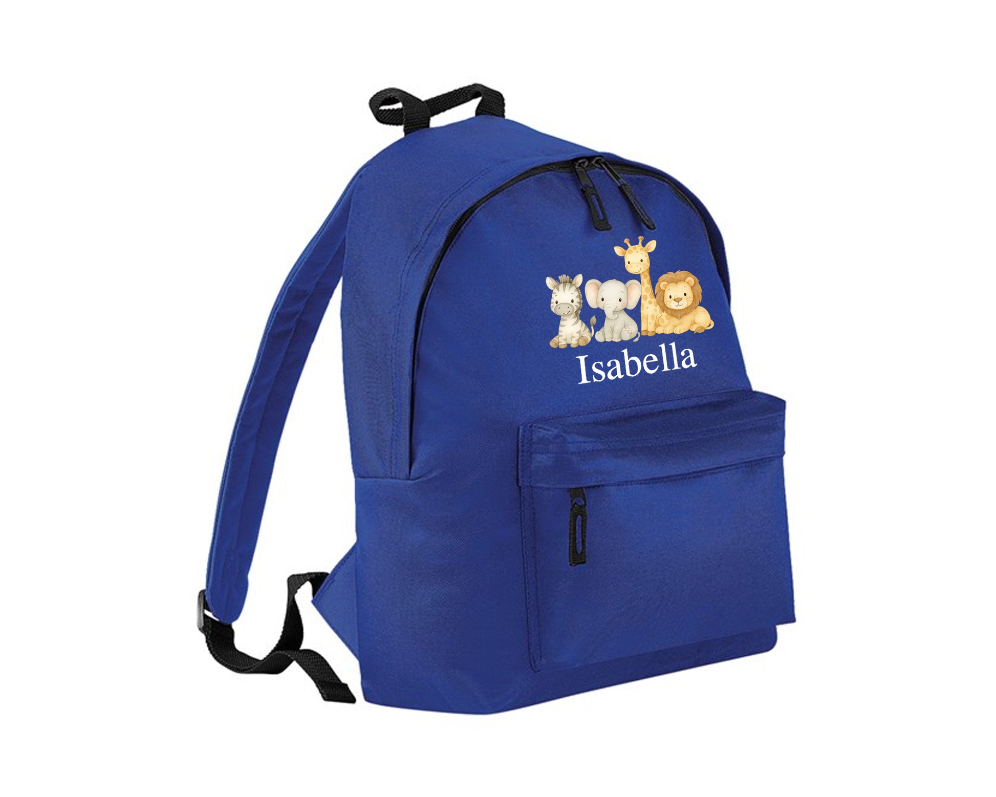 Personalised Kids Backpack, Custom Name Printed Animal Design Bag, Back To School Bag For Boys & Girls P2530