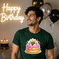 Cake Graphic Birthday Unisex T-Shirt