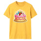 Cake Graphic Birthday Unisex T-Shirt