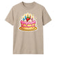 Cake Graphic Birthday Unisex T-Shirt