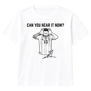 Can You Hear It Now Messi Argentina Football Kids T-Shirt