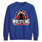 Casual Graphic Wrestling Unisex Sweatshirt