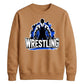 Casual Graphic Wrestling Unisex Sweatshirt
