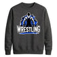 Casual Graphic Wrestling Unisex Sweatshirt