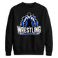 Casual Graphic Wrestling Unisex Sweatshirt