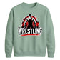 Casual Graphic Wrestling Unisex Sweatshirt