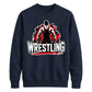 Casual Graphic Wrestling Unisex Sweatshirt