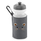 Kids Water Bottle Black Cat Face Cute Water Bottle for Girls