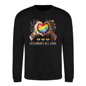Celebrate All Love Diverse Pride Month Unisex Sweatshirt