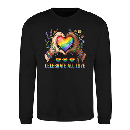 Celebrate All Love Diverse Pride Month Unisex Sweatshirt