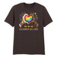 Celebrate All Love Heart Hands Floral Unisex T-Shirt Happy Pride Day