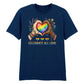 Celebrate All Love Heart Hands Floral Unisex T-Shirt Happy Pride Day