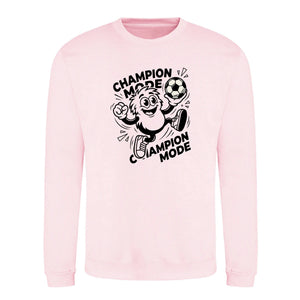 Champion Mode Football Mascot Unisex Sweatshirt