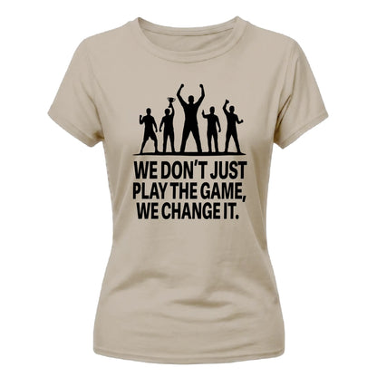 Change The Game Sports Women Cricket Printed Ladies Fit T-Shirt - England Cricket 2026 Tee Shirt