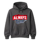 Charming Sleepy Always Tired Block Slogan Unisex Hoodie
