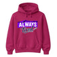 Charming Sleepy Always Tired Block Slogan Unisex Hoodie