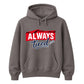 Charming Sleepy Always Tired Block Slogan Unisex Hoodie