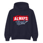 Charming Sleepy Always Tired Block Slogan Unisex Hoodie