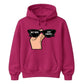 Chic Retro Sunglasses Slogan Artwork Unisex Hoodie