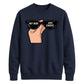 Chic Retro Sunglasses Slogan Artwork Unisex Sweatshirt