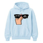 Chic Retro Sunglasses Slogan Artwork Unisex Hoodie