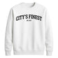 City's Finest Est 2017 Slogan FiFa Printed Unisex Sweatshirt - Football World Cup 2026