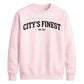 City's Finest Est 2017 Slogan FiFa Printed Unisex Sweatshirt - Football World Cup 2026