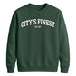 City's Finest Est 2017 Slogan FiFa Printed Unisex Sweatshirt - Football World Cup 2026