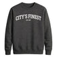 City's Finest Est 2017 Slogan FiFa Printed Unisex Sweatshirt - Football World Cup 2026